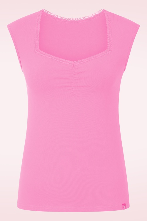 Blutsgeschwister - Let Romance Rule top in Summer Strawberry roze