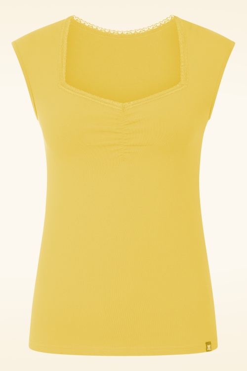 Blutsgeschwister - Let Romance Rule top in Yummy geel