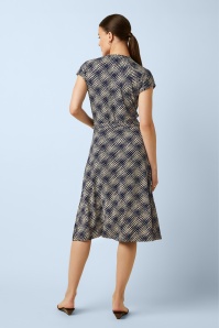 King Louie - Abigail Haven jurk in beacon blauw 3