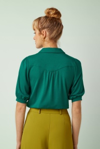 King Louie - Carina Tulum blouse in Ponderosa groen 3