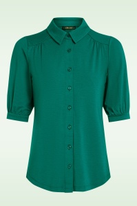 King Louie - Carina Tulum blouse in Ponderosa groen 2