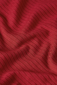 King Louie - Carice Uni Rib top in chili rood 3