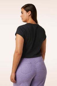 King Louie - Cath T-shirt in zwart 3