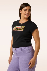 King Louie - Cath T-shirt in zwart