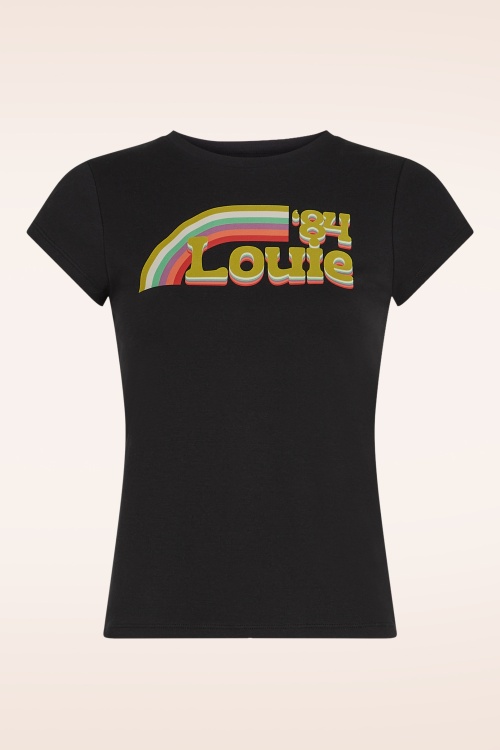King Louie - Cath T-shirt in zwart 2