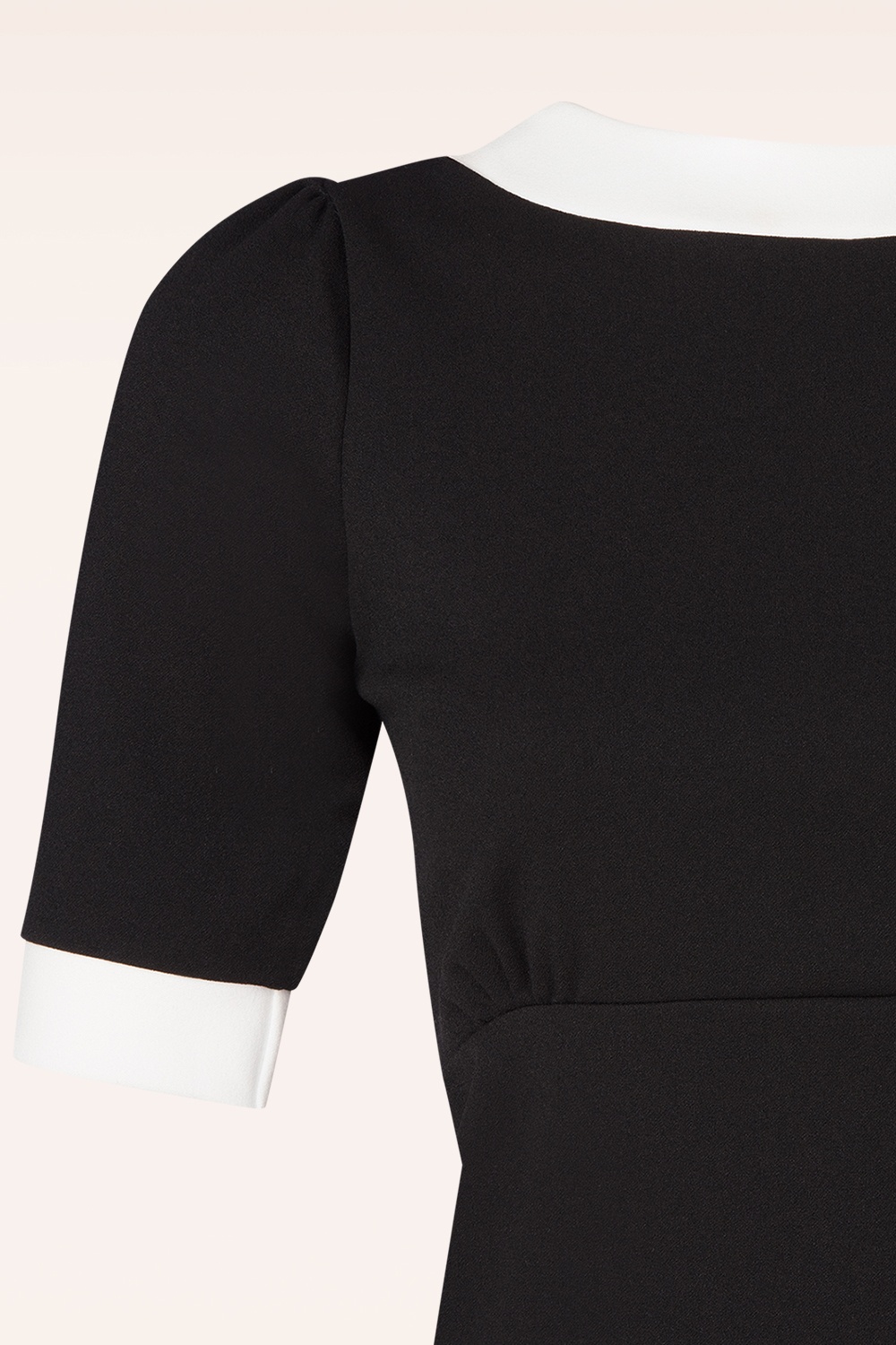 Vintage Chic for Topvintage - Topvintage exclusive ~ Cleo top in zwart en wit 2