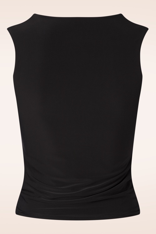 Vintage Chic for Topvintage - Topvintage exclusive ~ Inge Slinky top in zwart 3