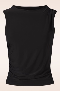 Vintage Chic for Topvintage - Topvintage exclusive ~ Inge Slinky top in zwart