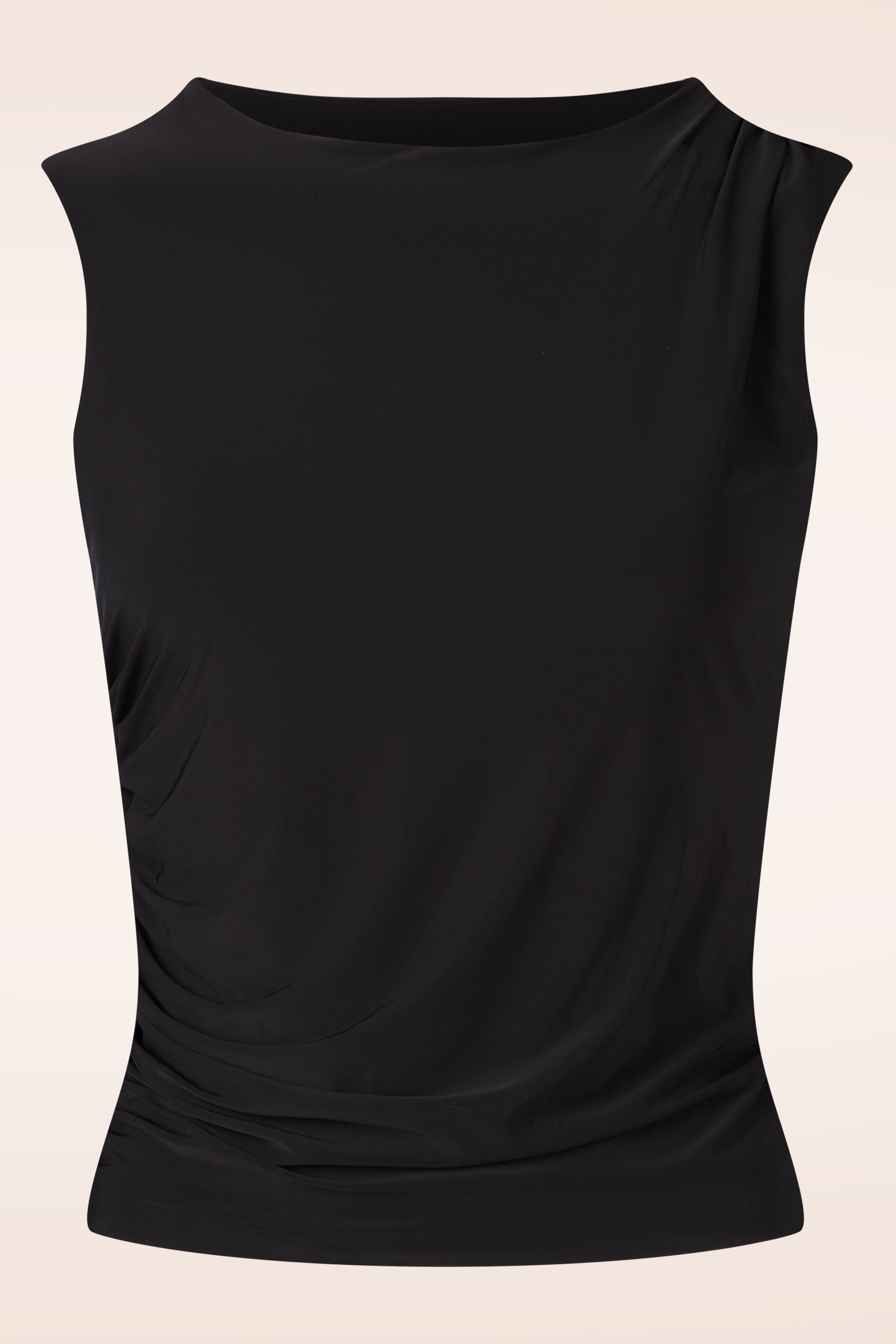 Vintage Chic for Topvintage - Topvintage exclusive ~ Inge Slinky top in zwart