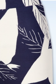 Surkana - Marina Breeze pantalon in gebroken wit en marineblauw 2