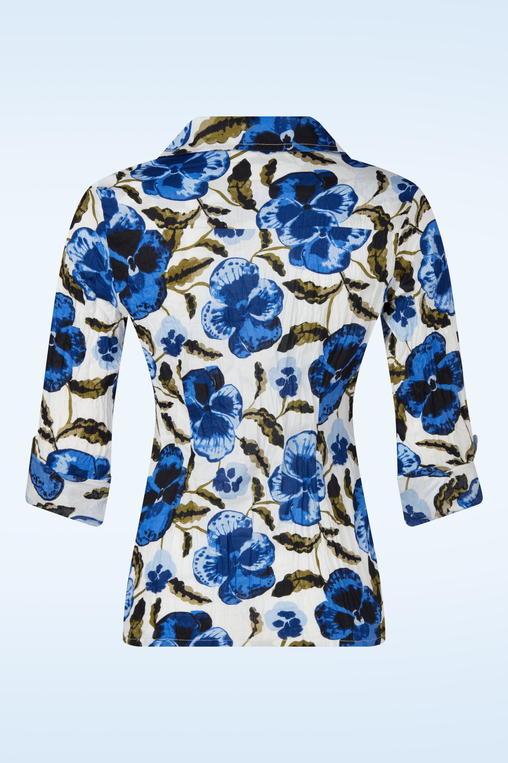 Seasalt - Larissa katoenen blouse in Spring Pansy chalk 3