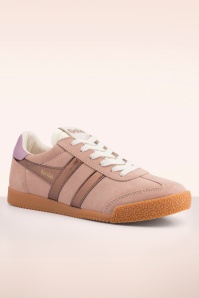 Gola - Gola Elan Glitz Suede sneakers in oudroze 3