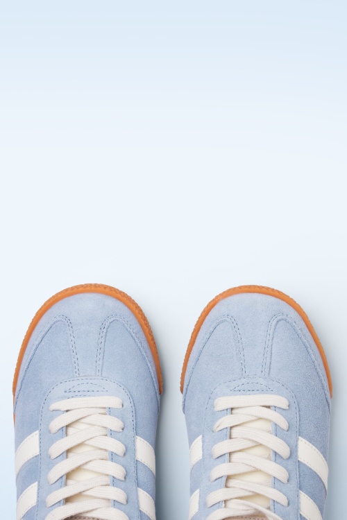 Gola - Gola Elan Suede sneakers in babyblauw 2