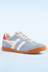Gola - Gola Elan Suede sneakers in babyblauw 3