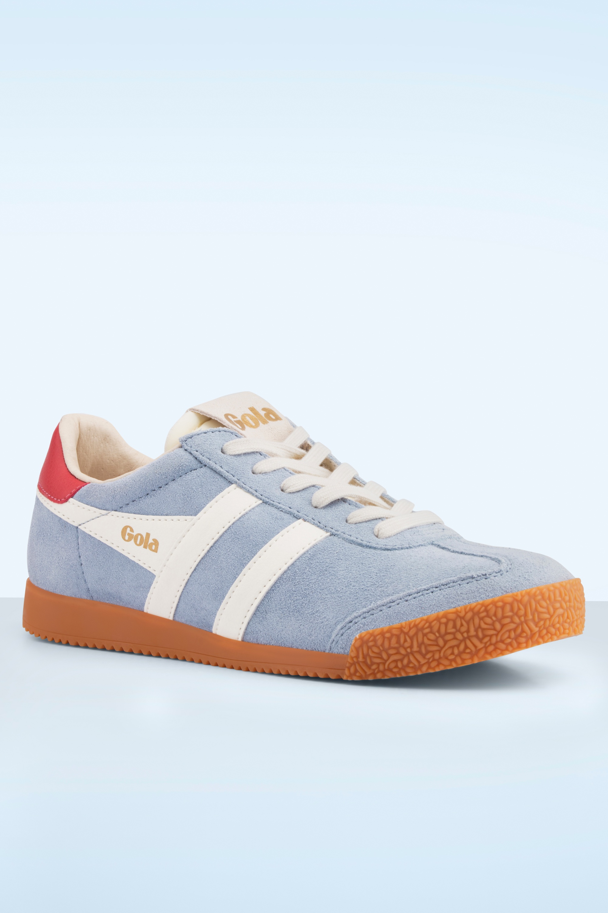 Gola - Gola Elan Suede sneakers in babyblauw 3