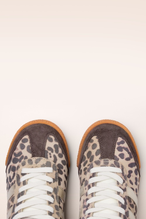 Gola - Gola Elan Safari Suede sneakers in luipaard 2