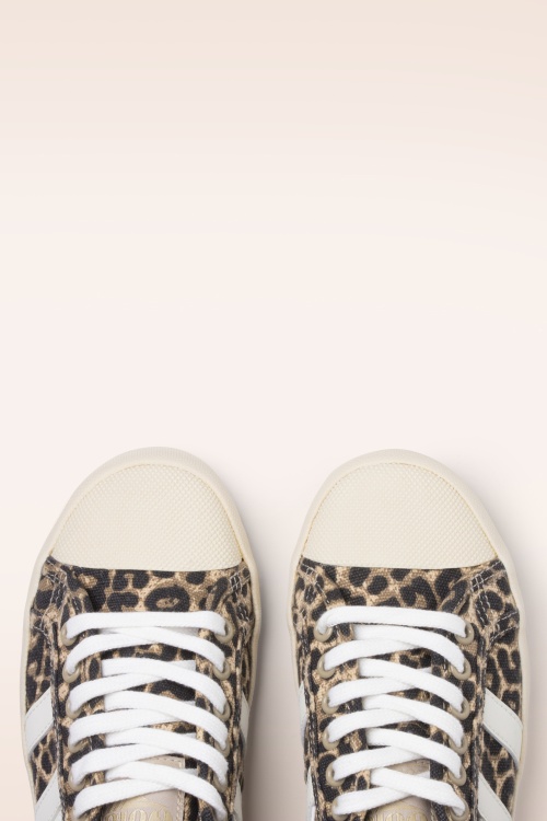 Gola - Coaster Canvas sneakers in luipaard 3