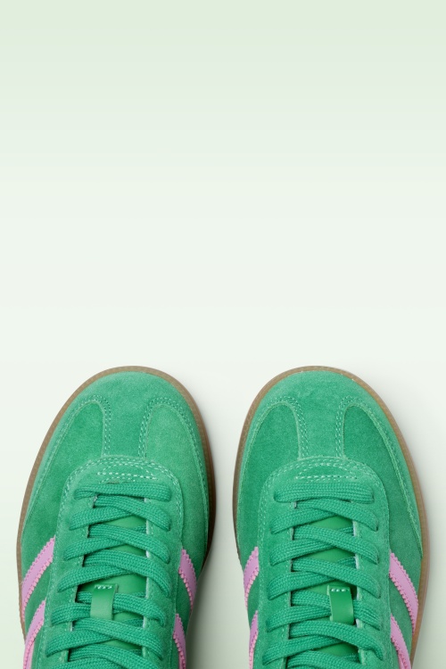 Gola - Gola Viper Suede sneakers in groen 3