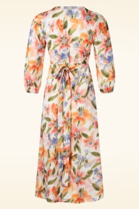 Very Cherry - Maxima wikkeljurk in aquarel flowers  3