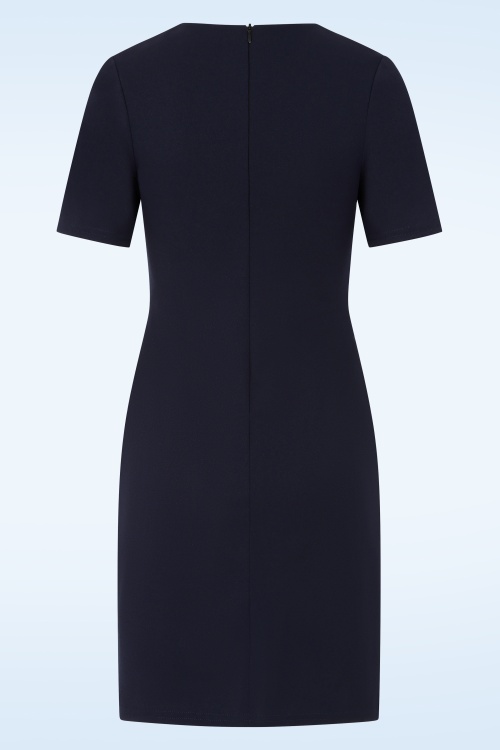 Vintage Chic for Topvintage - Topvintage exclusive ~ Terri A-lijn jurk in navy 3