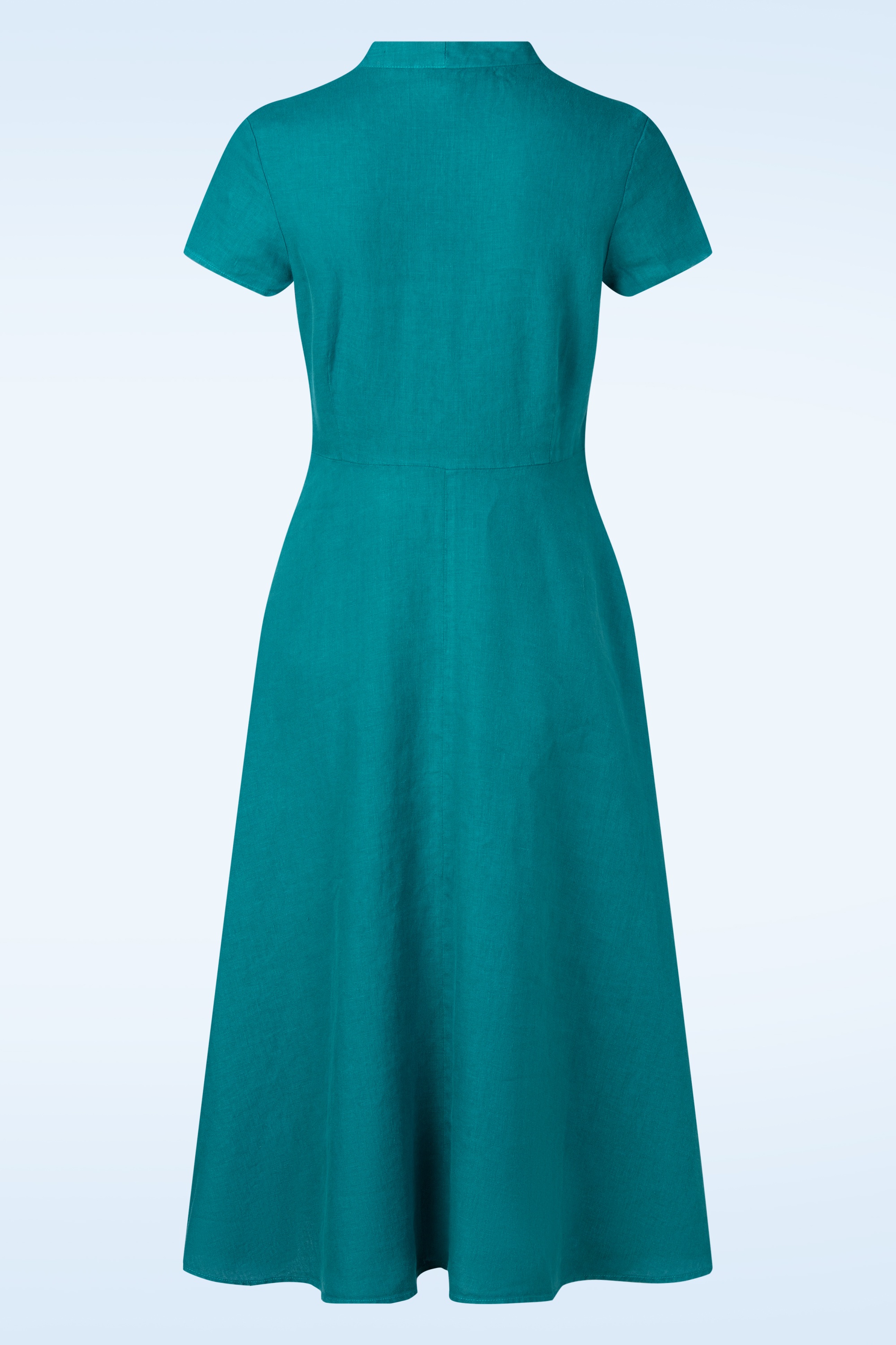 Seasalt - Carved Wood linnen jurk in Deep Dive 3