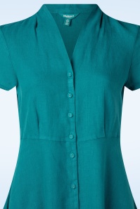 Seasalt - Carved Wood linnen jurk in Deep Dive 2