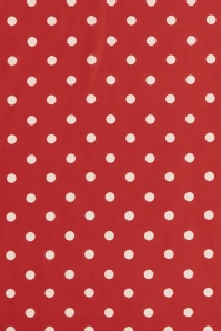 King Louie - Satin Look polka dot sjaal in chilirood  4