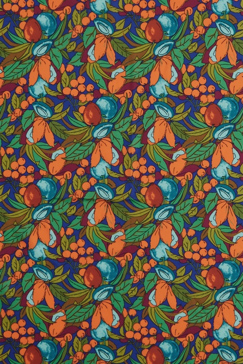 King Louie - Satin Look Puerto sjaal in strong blauw 4