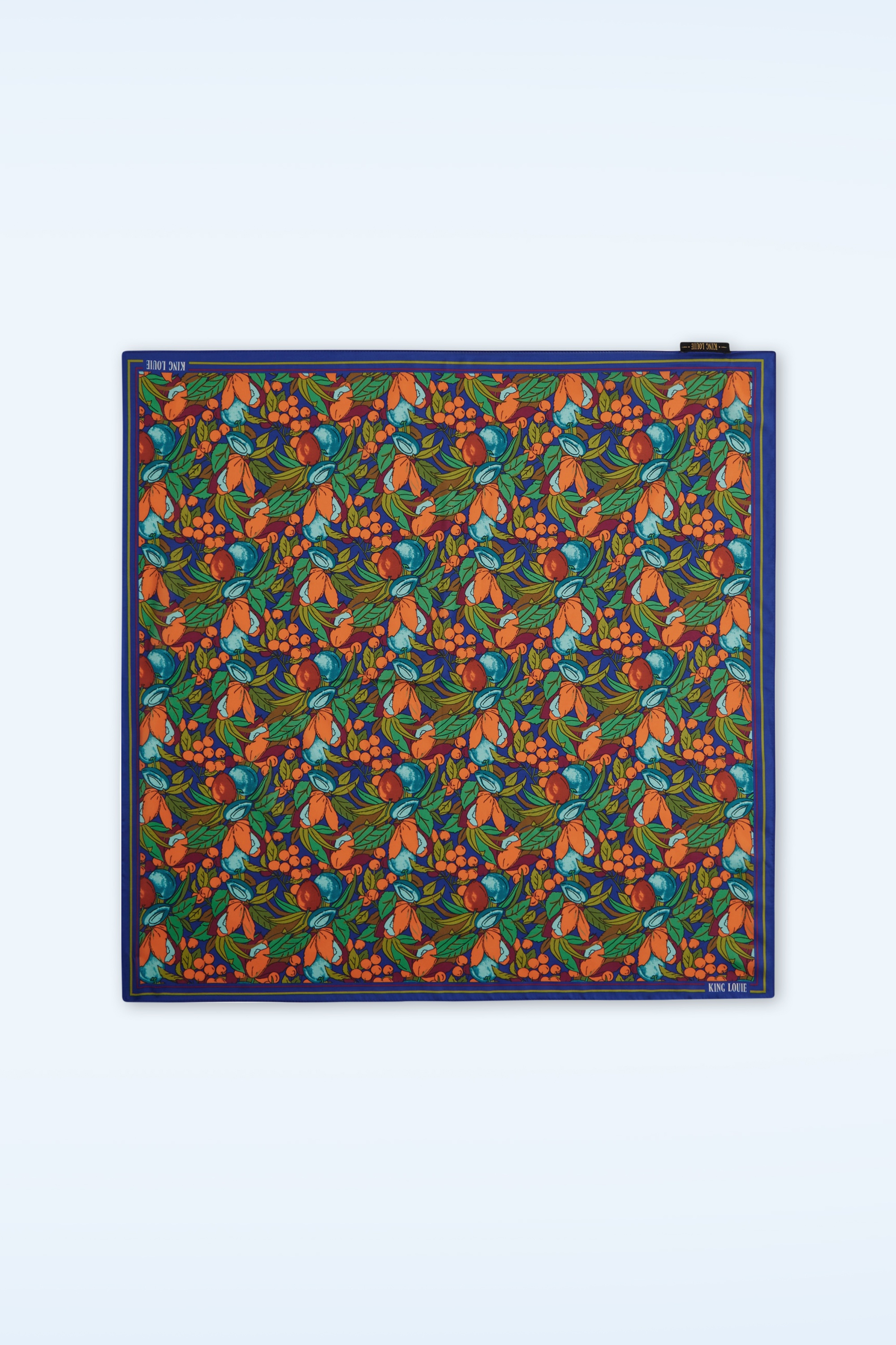 King Louie - Satin Look Puerto sjaal in strong blauw 3