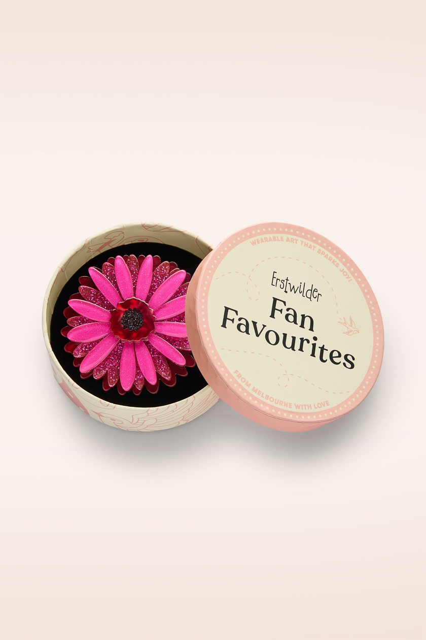 Erstwilder - Sunshine of Life Gerbera broche 2