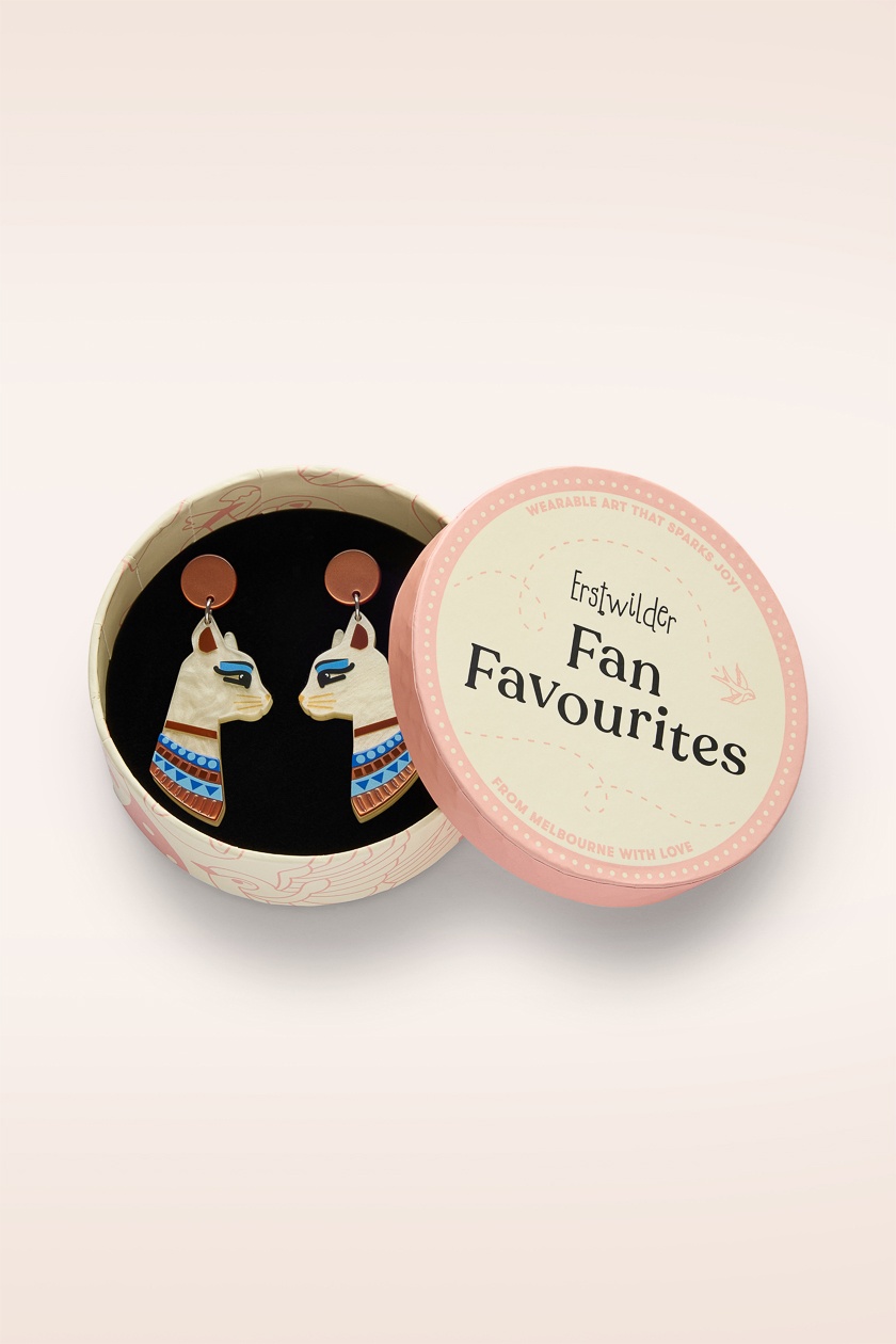 Erstwilder - Bastet the Protector oorbellen 2