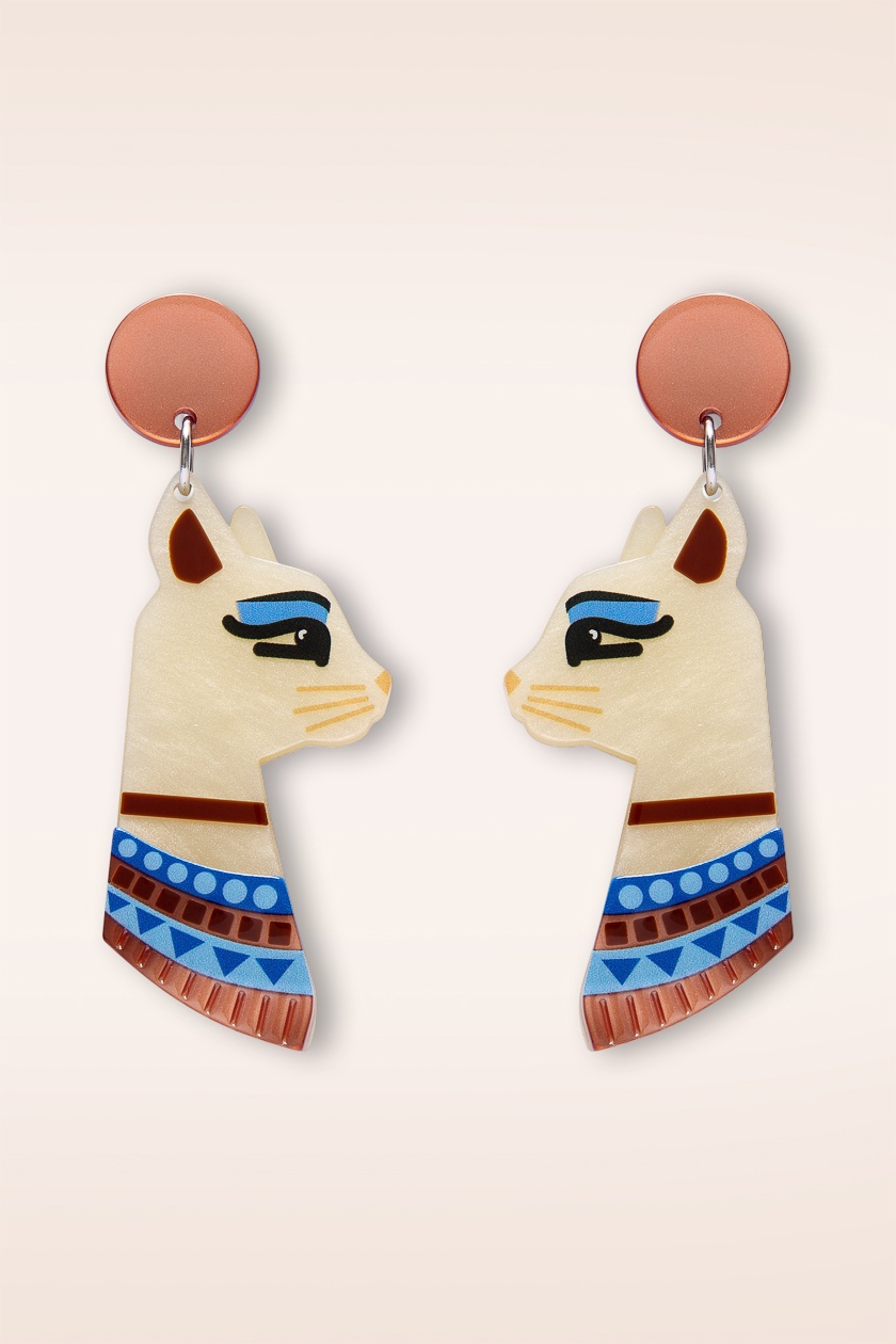 Erstwilder - Bastet the Protector oorbellen