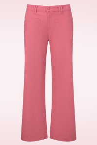 Smashed Lemon - Mila maxi jurk in crème en geel 