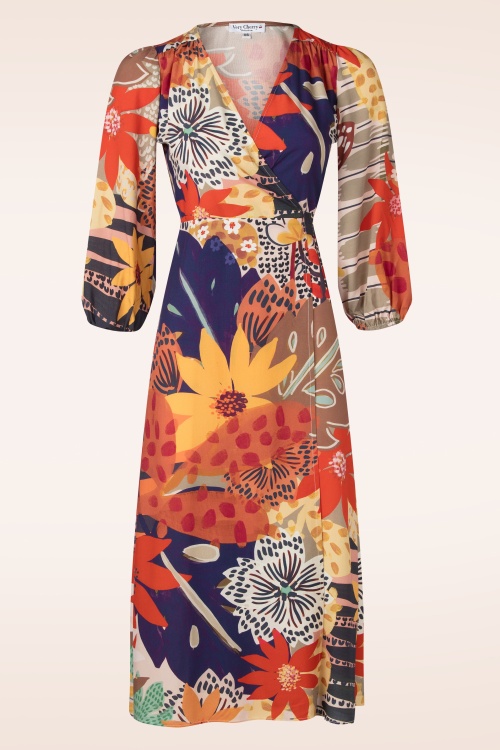 Very Cherry - Maxima wikkeljurk in matisse multi