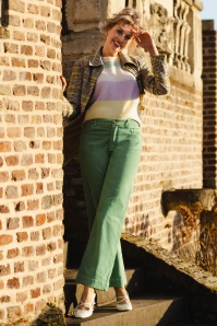 King Louie - Bob corduroy broek in Sprucestone mint