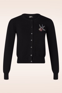 Queen Kerosin - Hibiscus cropped blouse in roze