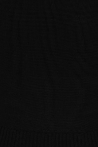 Banned Retro - Lavinia gebreide top in zwart 4