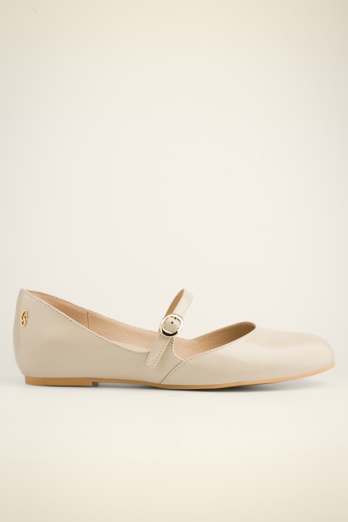 Charlie Stone - Bronte Ballerina flats in crème