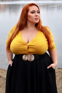 Banned Retro - Overload vest in mosterd 6