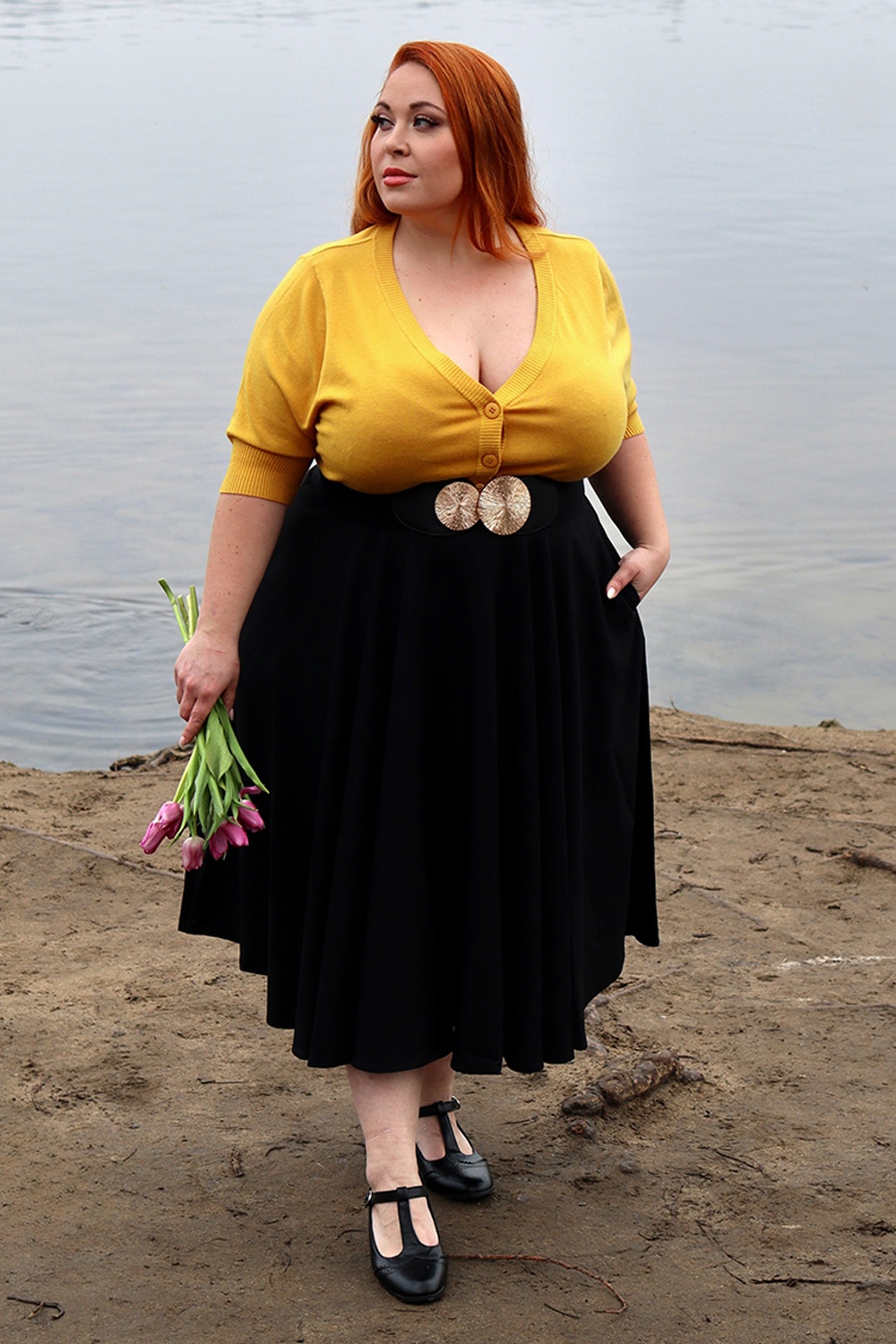 Banned Retro - Dance & Sway swing rok in zwart 5