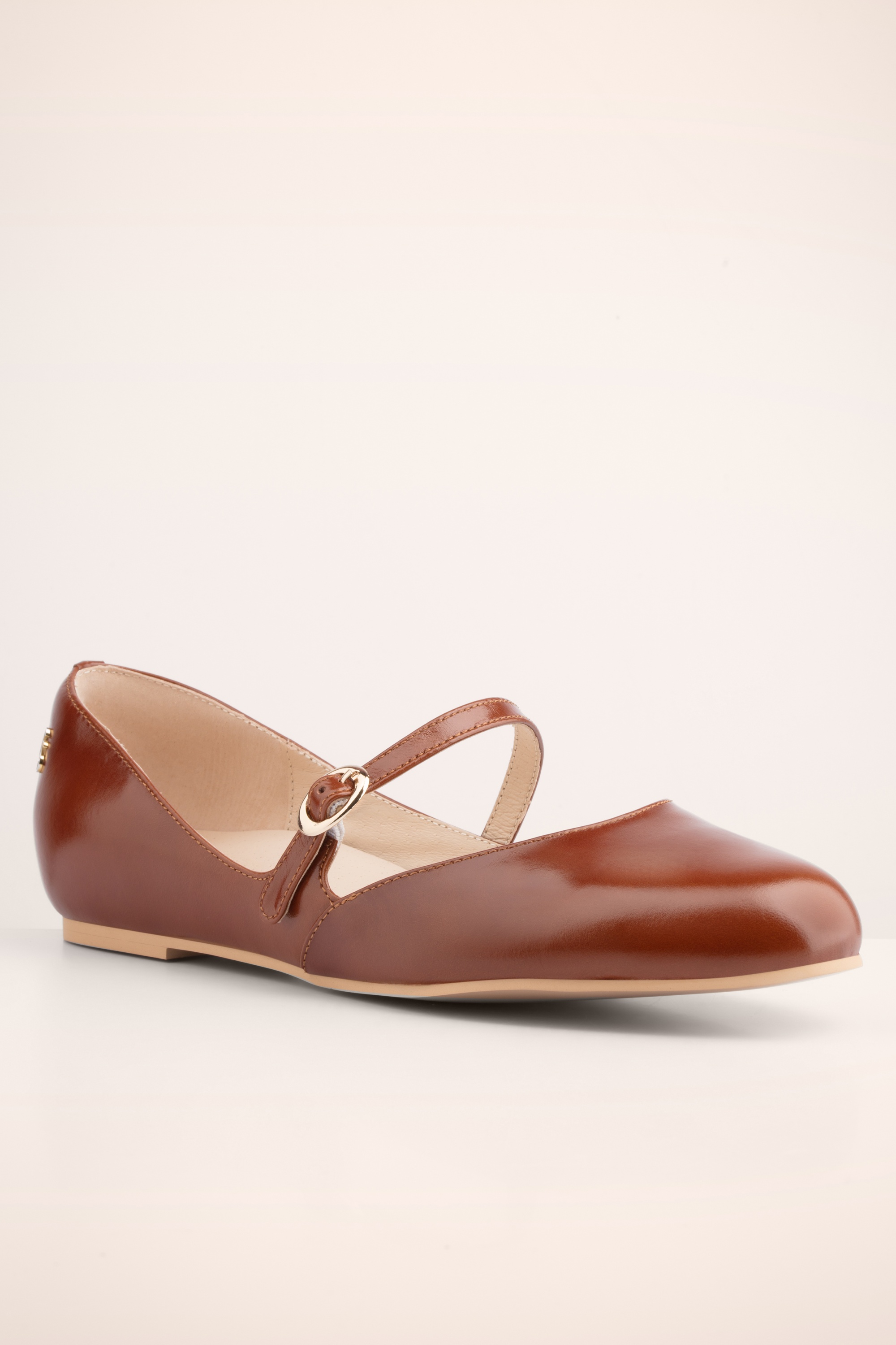 Charlie Stone - Bronte Ballerina flats in eikenbruin 3