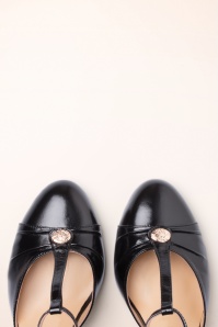 Charlie Stone - Vincenza T-Strap pumps in zwart 3