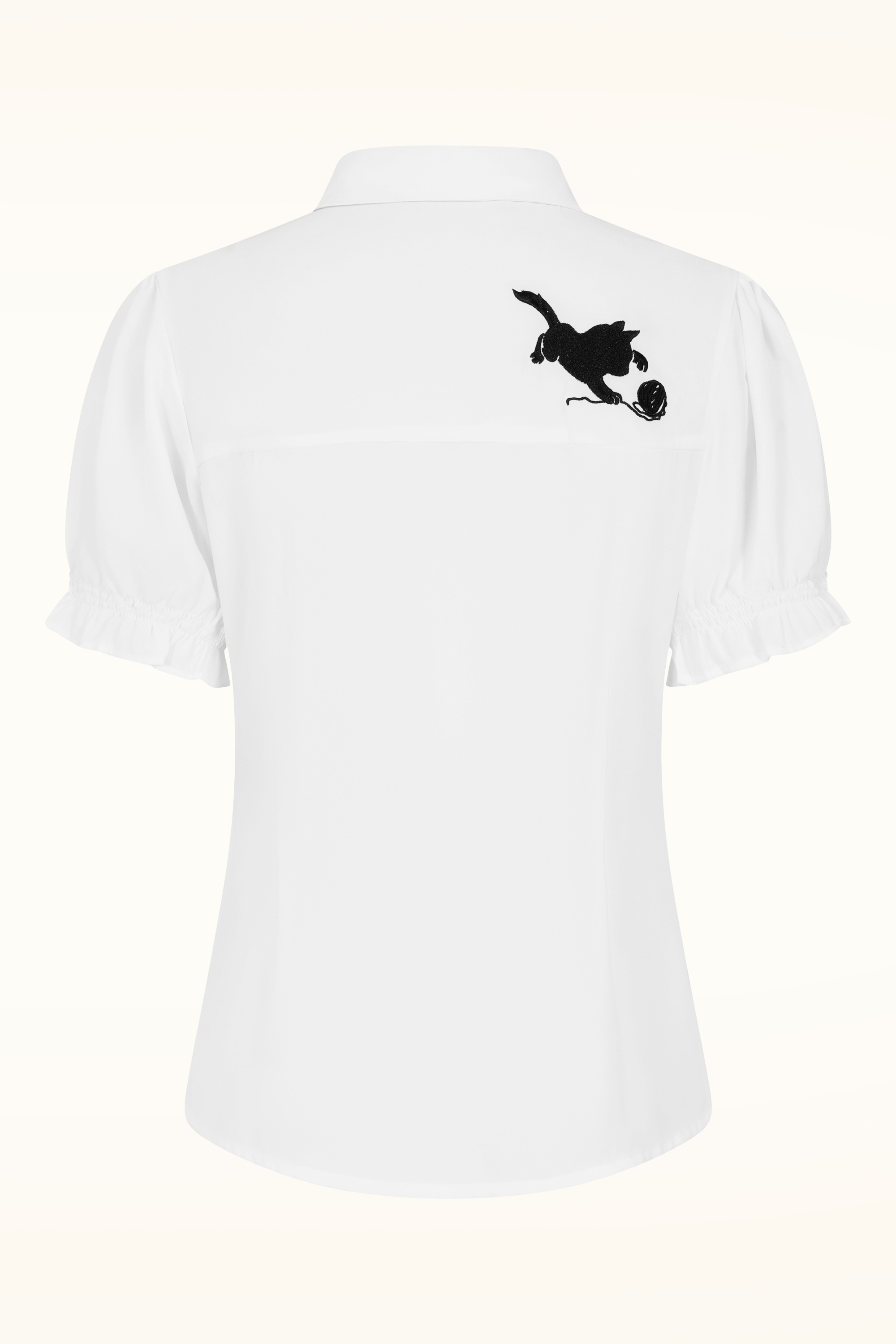 Banned Retro - Sophie blouse in wit 6