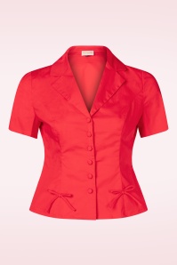Topvintage Boutique Collection - Topvintage Exclusive ~ Lulu blouse in rood 2