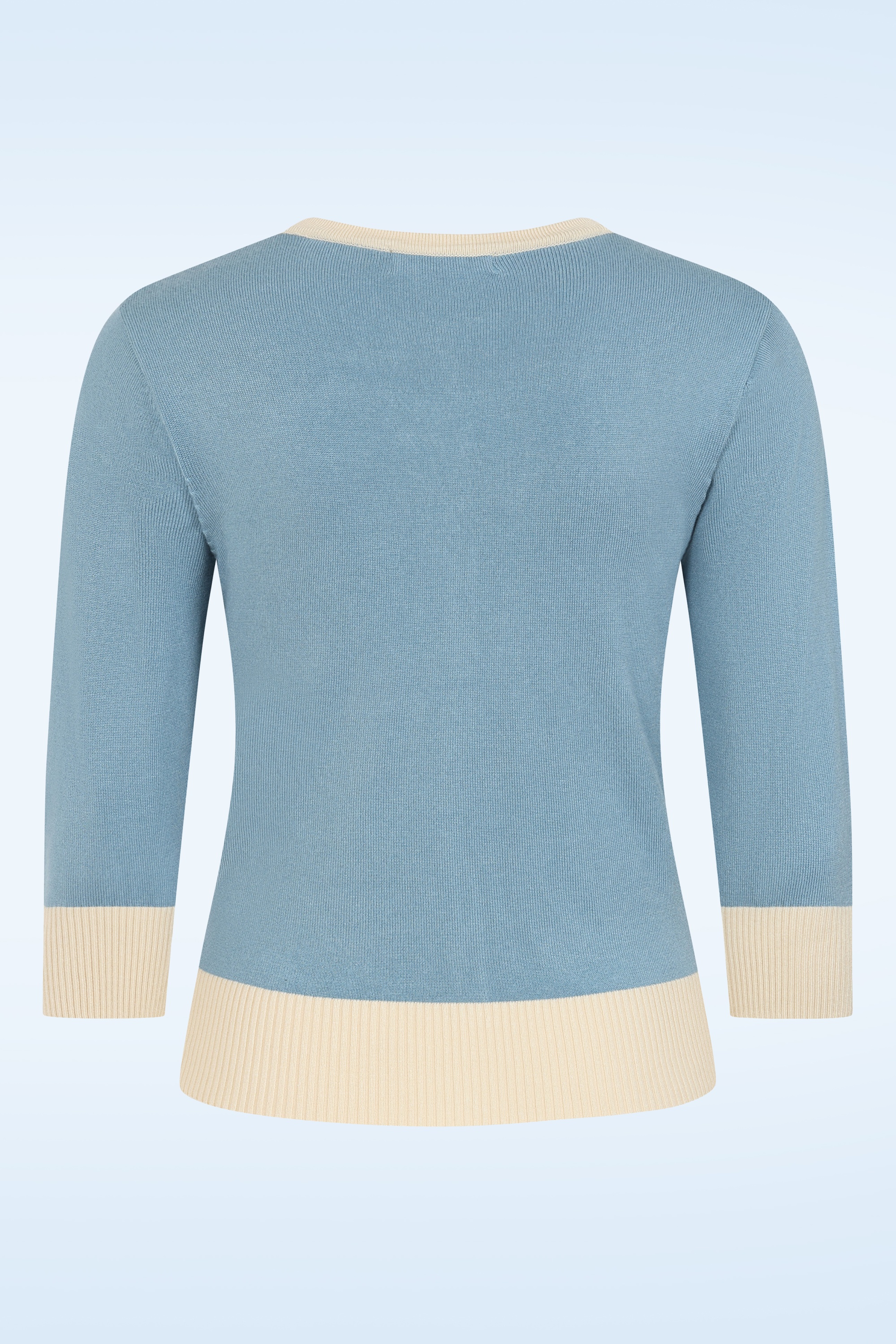 Banned Retro - Ruby Spade vest in teal blauw 5