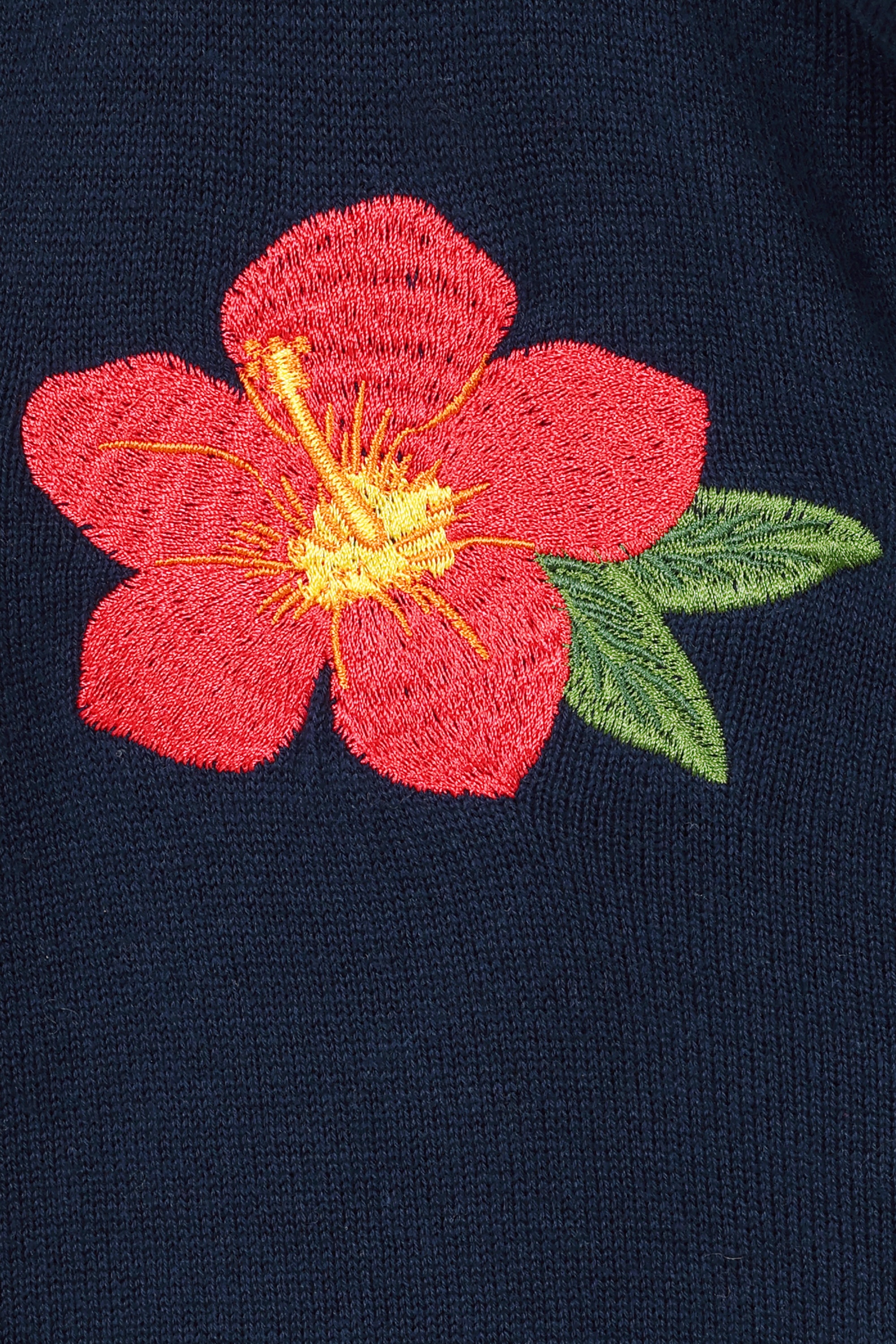 Banned Retro - Tropical Summer vest in marineblauw 3