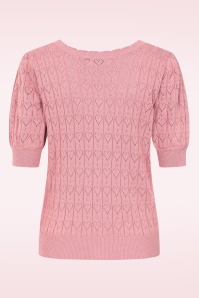 Banned Retro - Sweet Hearts vest in roze 5