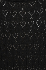 Banned Retro - Sweet Hearts vest in zwart 6