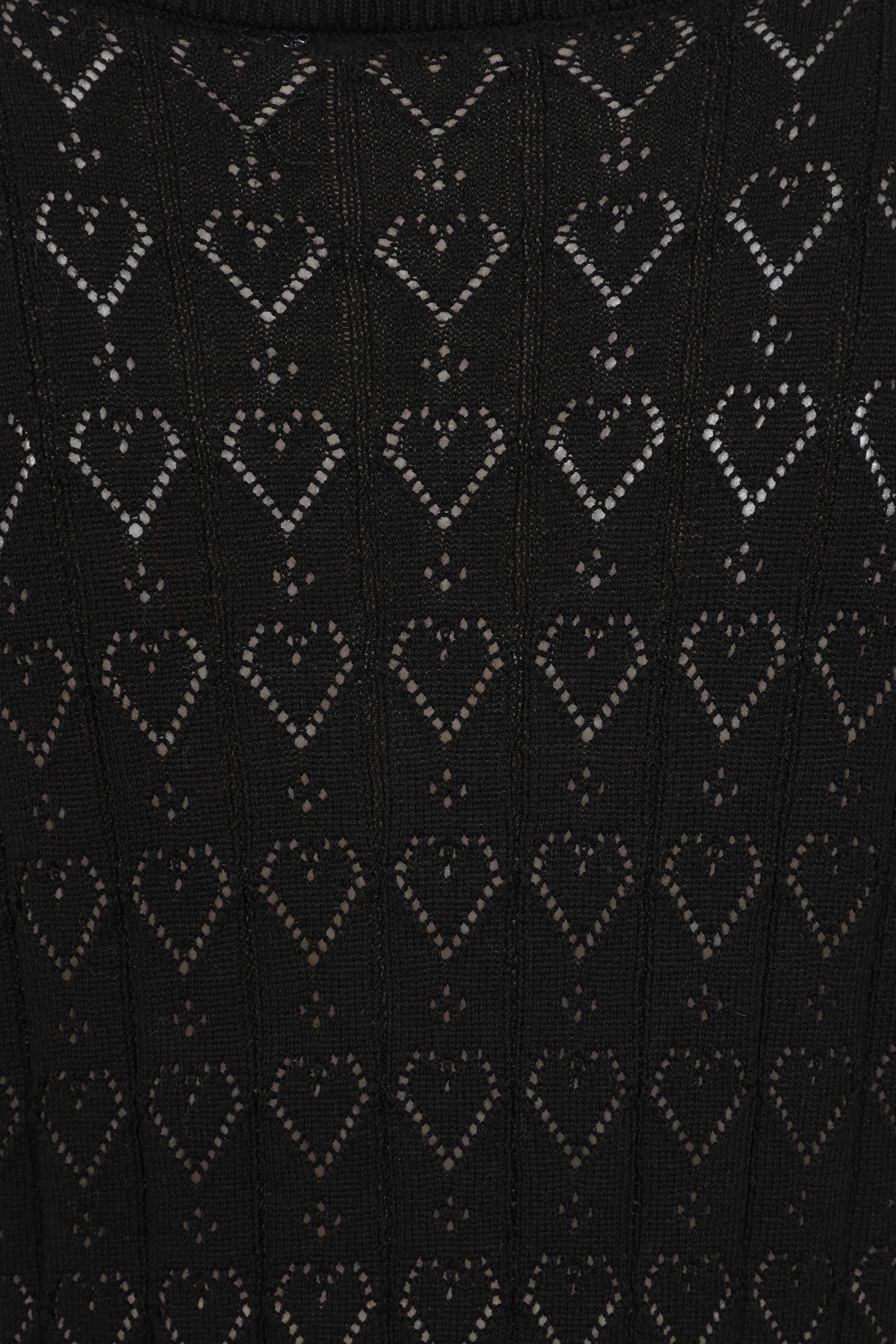 Banned Retro - Sweet Hearts vest in zwart 6