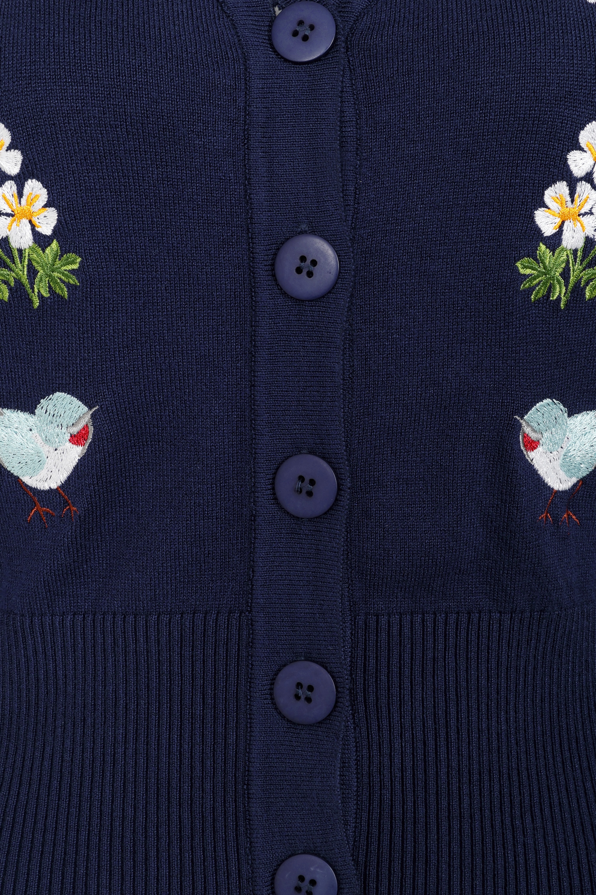 Banned Retro - Nara vest in marineblauw 3